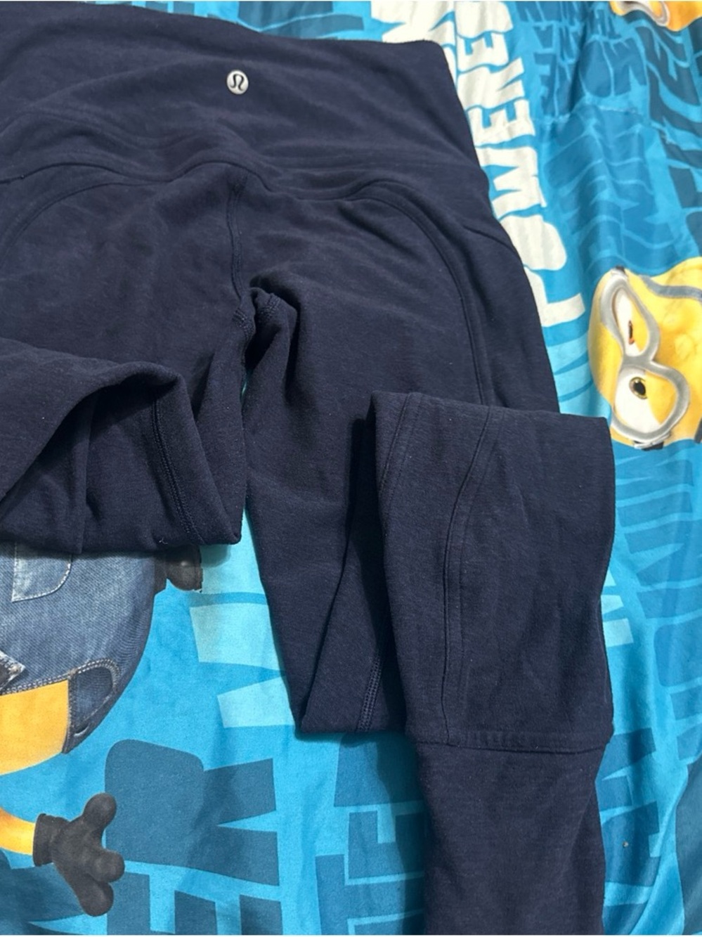 lululemon athletica Kids Dark Blue Leggings - Stretch Active Bottoms